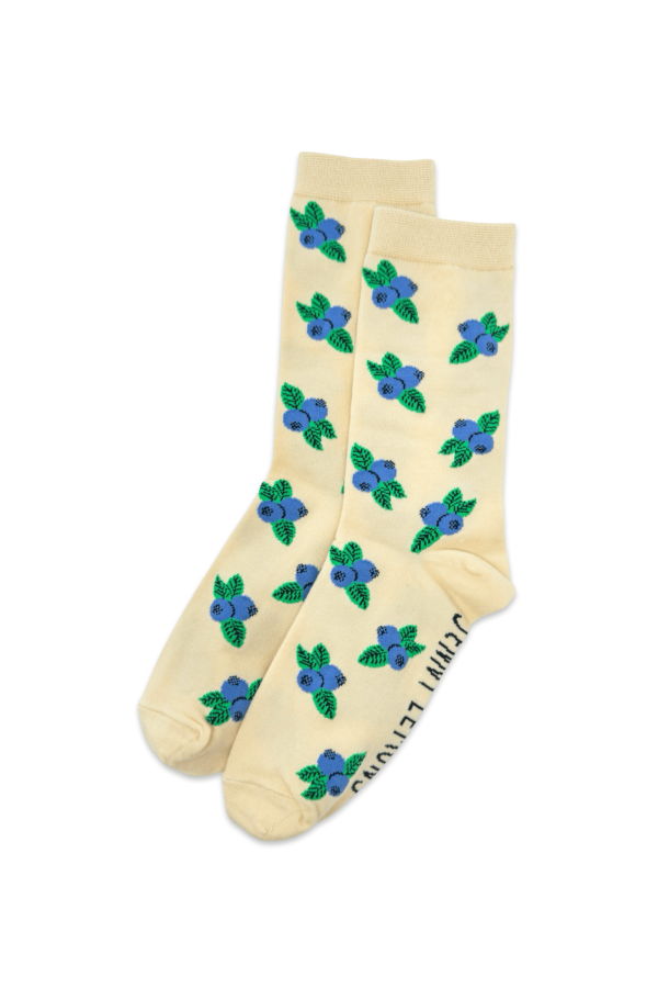 Jenny Lemons Blueberry Crew Socks