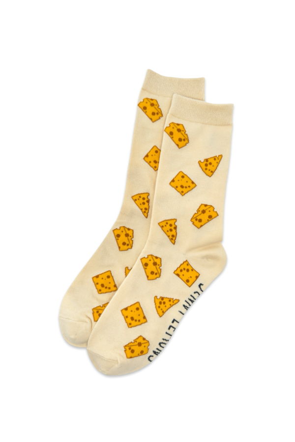 Jenny Lemons Cheese Crew Socks