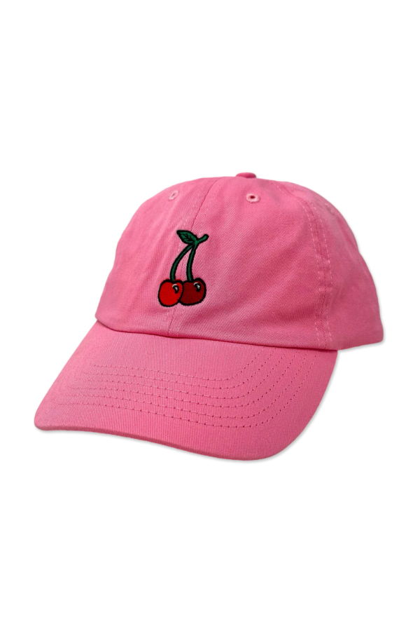 Jenny Lemons Cherries Embroidered Hat
