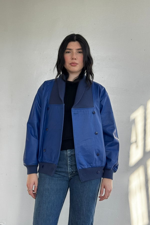 Vintage Cobalt Vintage Leather Jacket