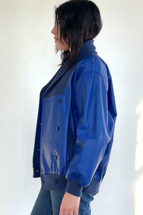 Vintage Cobalt Vintage Leather Jacket