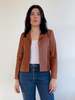Vintage Peter Cohen Caramel Leather Jacket - Thumbnail 5
