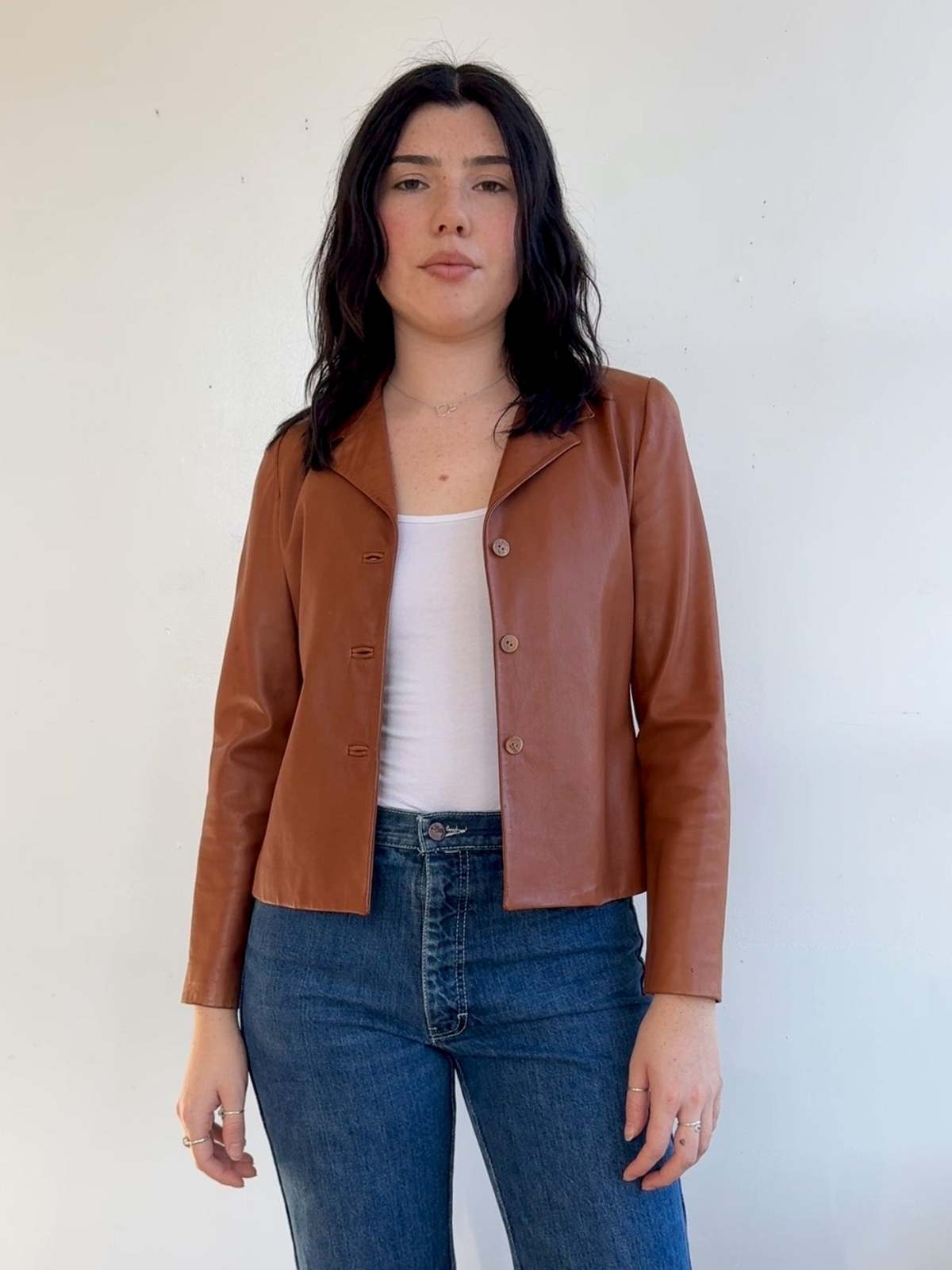 Vintage Peter Cohen Caramel Leather Jacket - Image 5 of 5