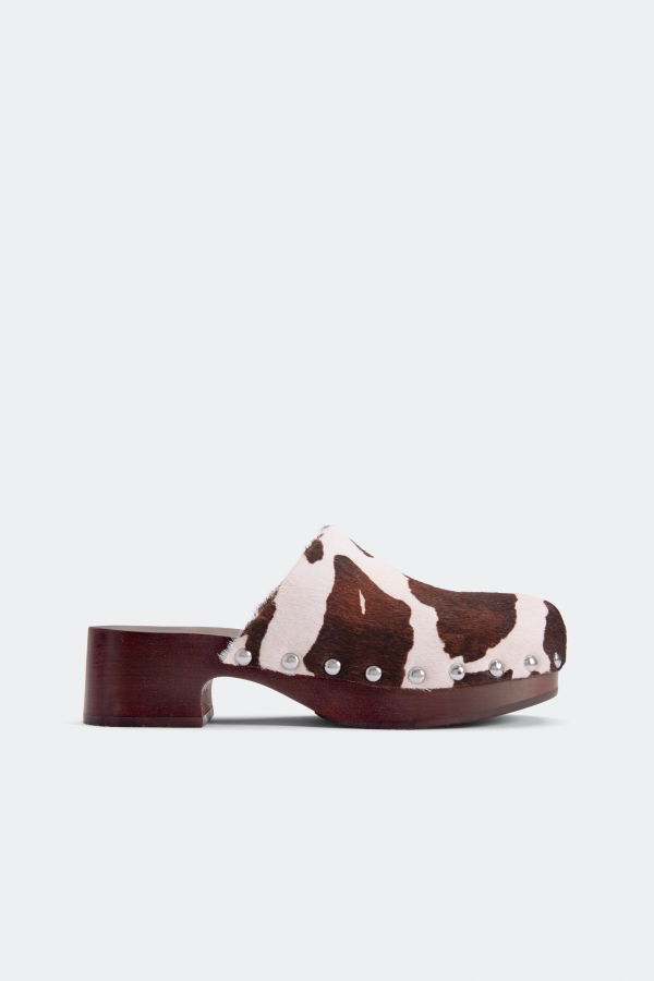 Simon Miller Rio Wood Clog - Cow Print