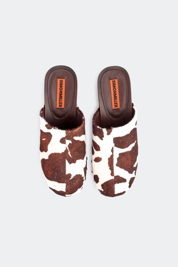 Simon Miller Rio Wood Clog - Cow Print
