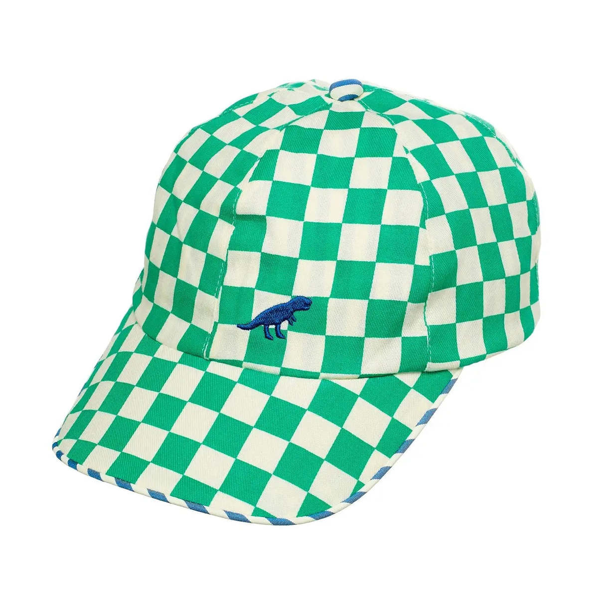 KIDS Rockahula Kids Dinosaur Check Cap - Image 1 of 3