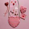 KIDS Rockahula Kids Gingham Ruffle Heart Bag - Thumbnail 1