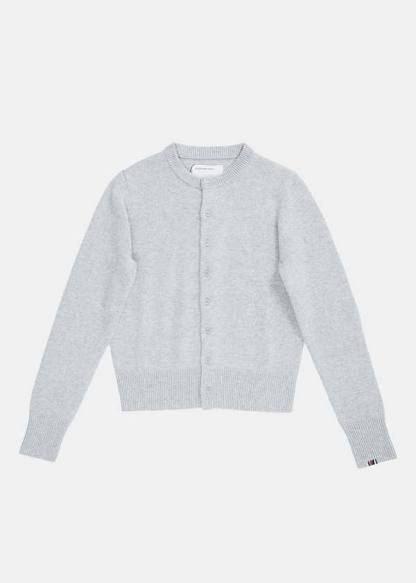 Extreme Cashmere N435 Little Lamb Cardigan - Gray Extreme Cashmere N435 Little Lamb Cardigan - Gray