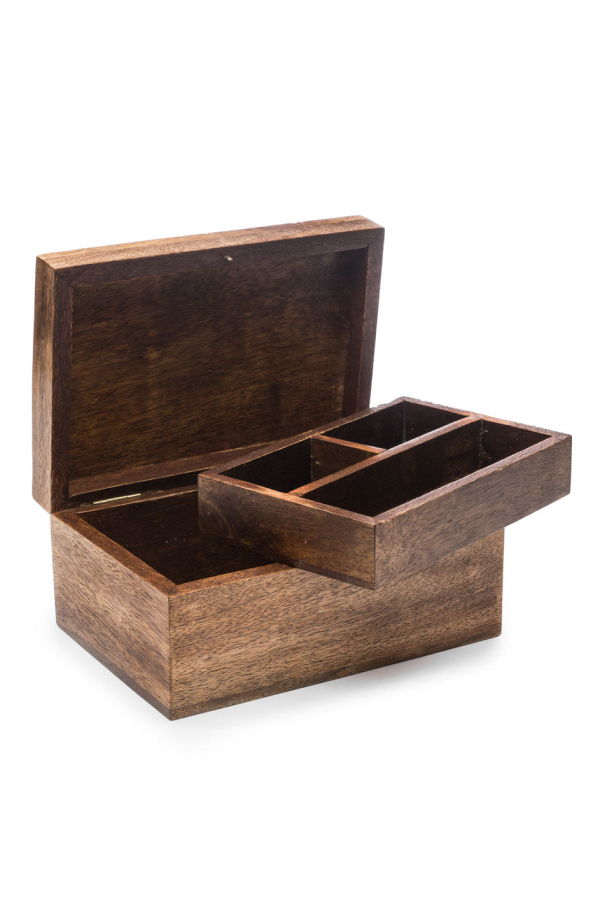 Matr Boomie Aranyani Tree of Life Jewelry Box - Hand Carved Wood