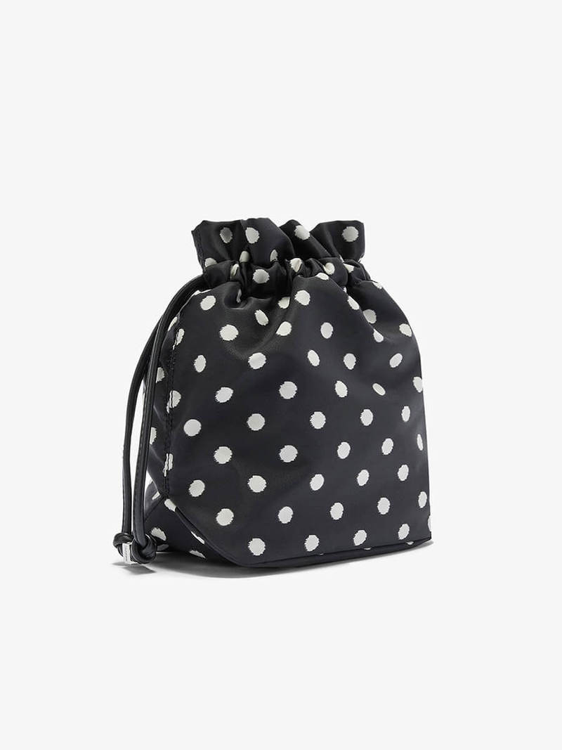 Ganni Printed Bou Bucket Pouch Bag