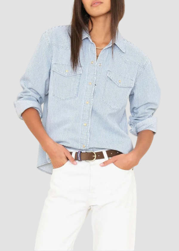 Xirena Byron Shirt - Blue