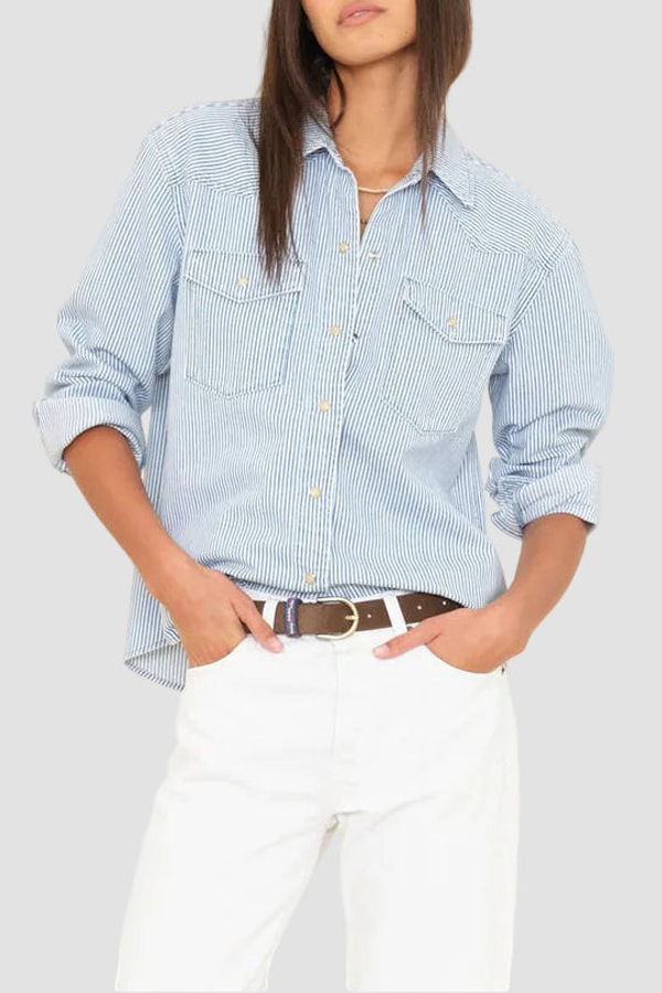 Xirena Byron Shirt - Blue