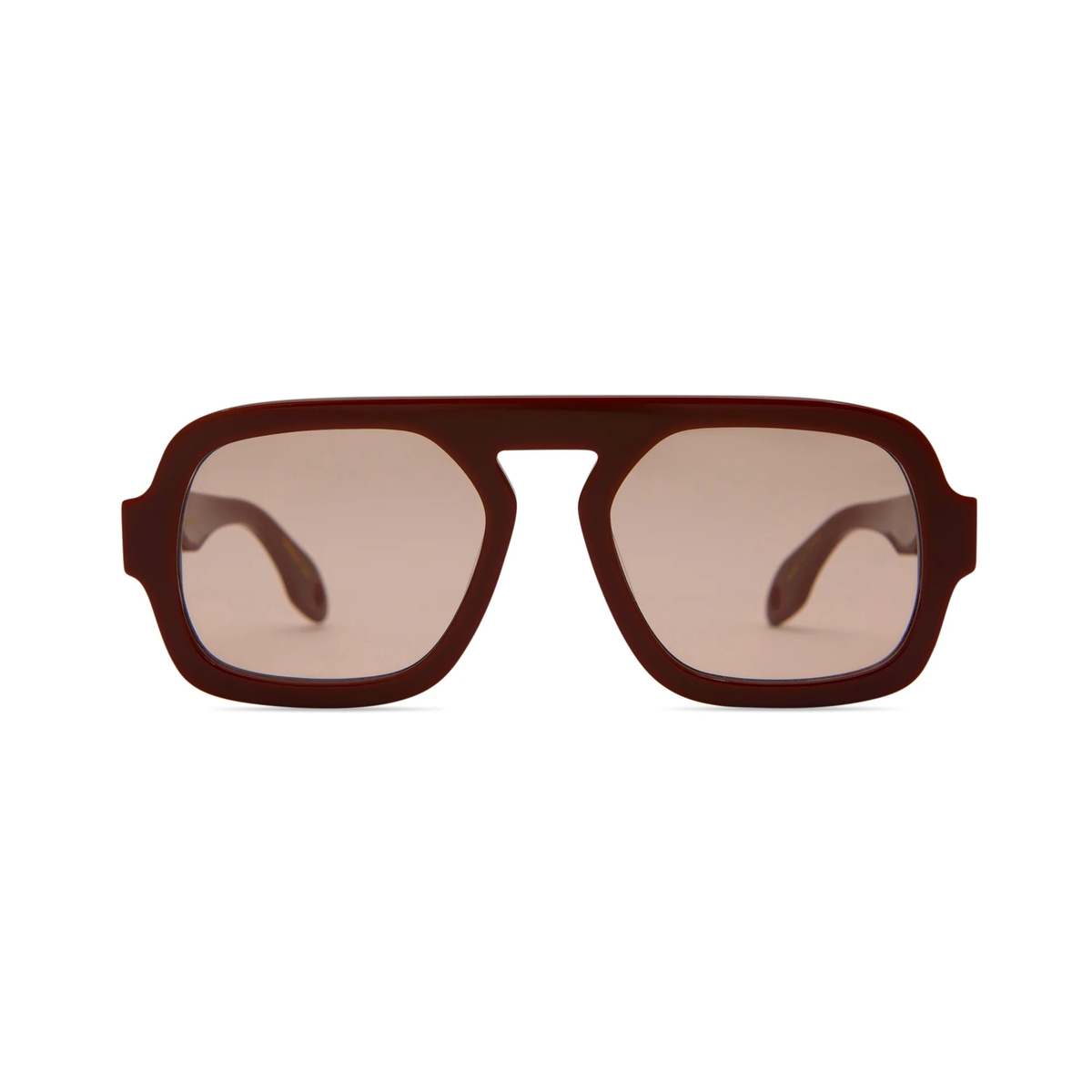 Elisa Johnson Jane Sunglasses Maroon Brown - Image 1 of 2