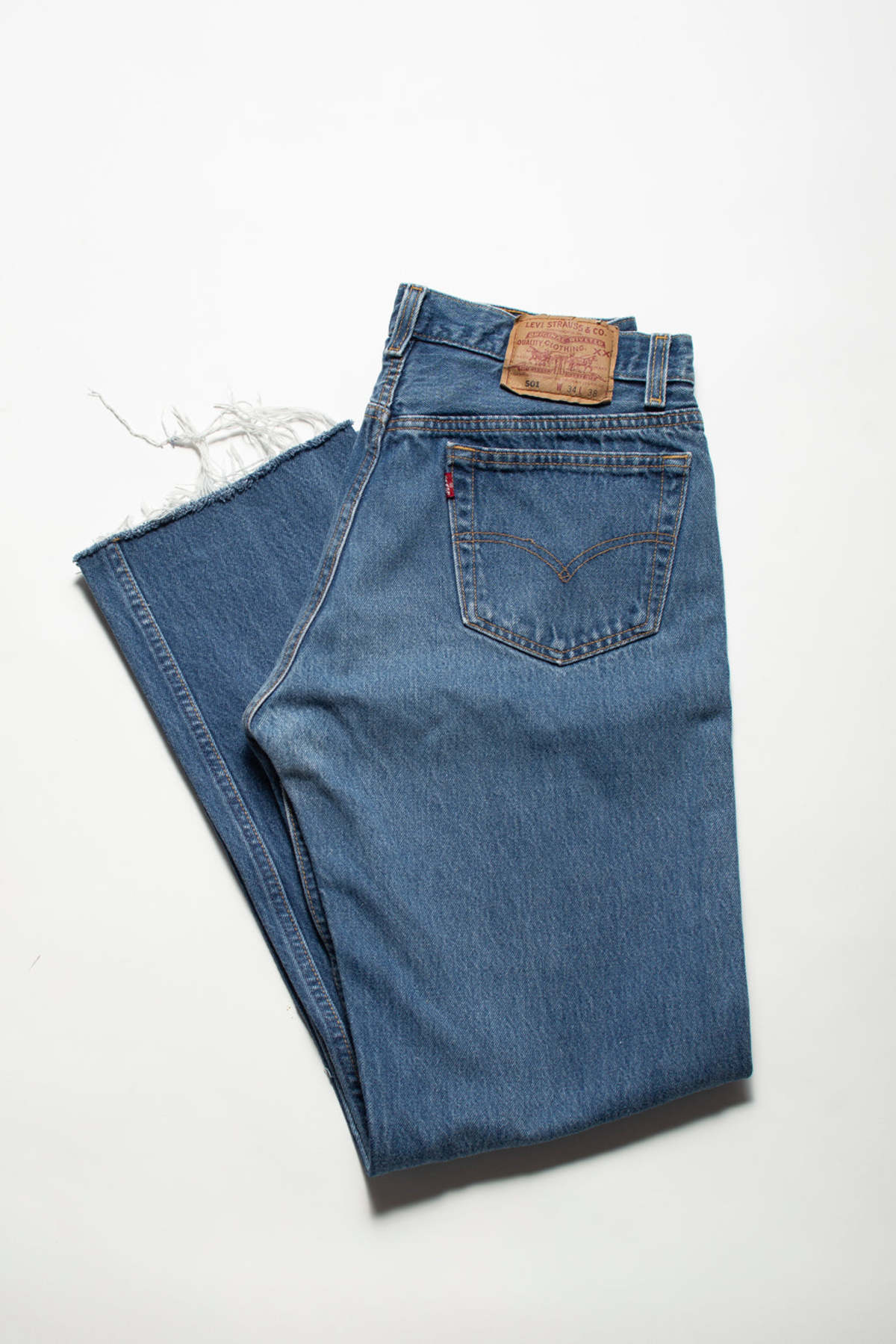 Levi's 501 Jeans - Mid Wash - Image 1 of 3