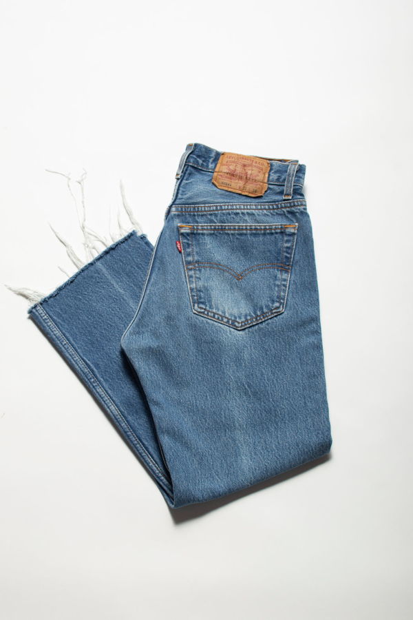Levi's 501 Vintage Jeans - Mid Wash Blue
