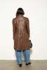 Vintage Tailored Leather Jacket - Milk Chocolate  - Thumbnail 7