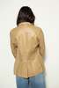 Vintage Leather Blazer - Tan - Thumbnail 6