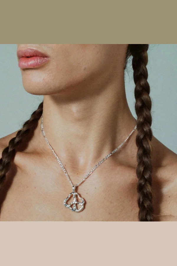 FARIS Peace Pendant Sterling Silver Pendant