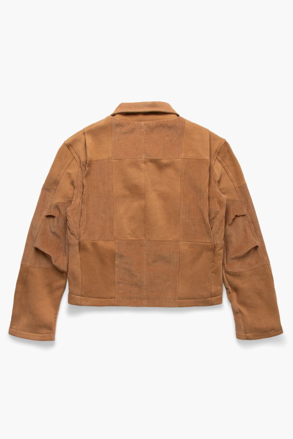 Les Tien Patchwork Utility Jacket - Brown