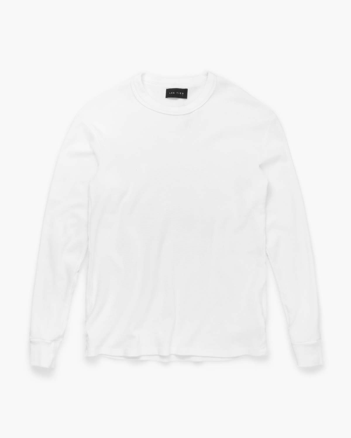Les Tien Thermal Fitted Long Sleeve Top - White - Image 1 of 2