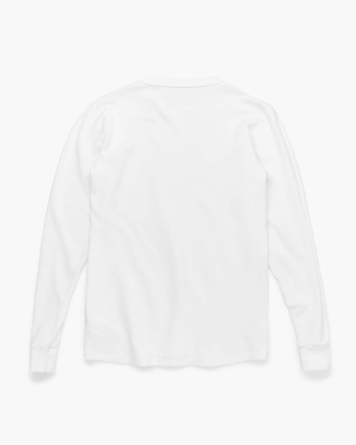 Les Tien Thermal Fitted Long Sleeve Top - White - Image 2 of 2