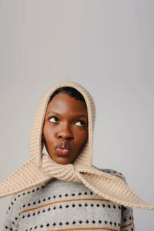 THE ENDERY Marina Handknit Scarflette