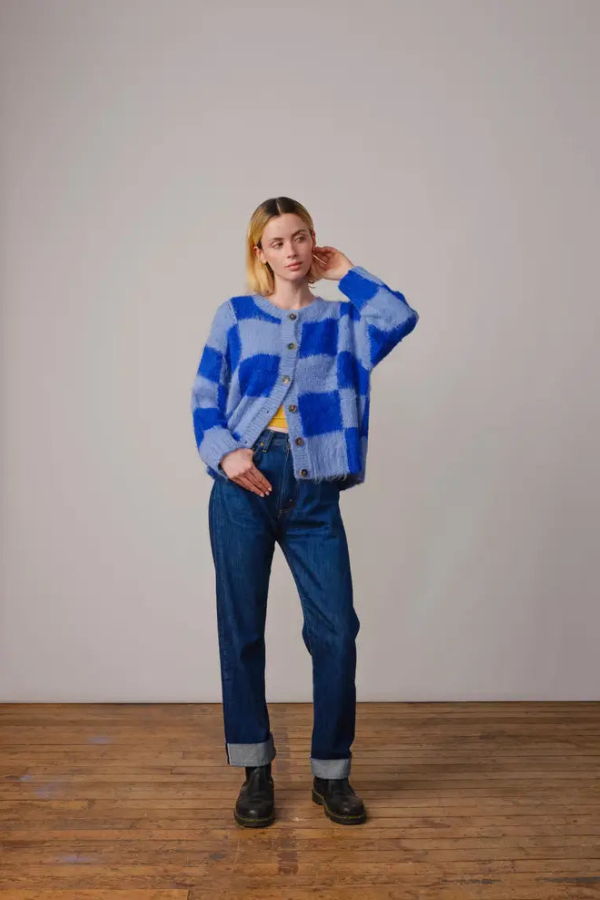 THE ENDERY The Louise Cardigan in Scilla Sweater