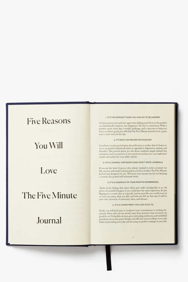 The Five Minute Journal Graduate Edition Journal