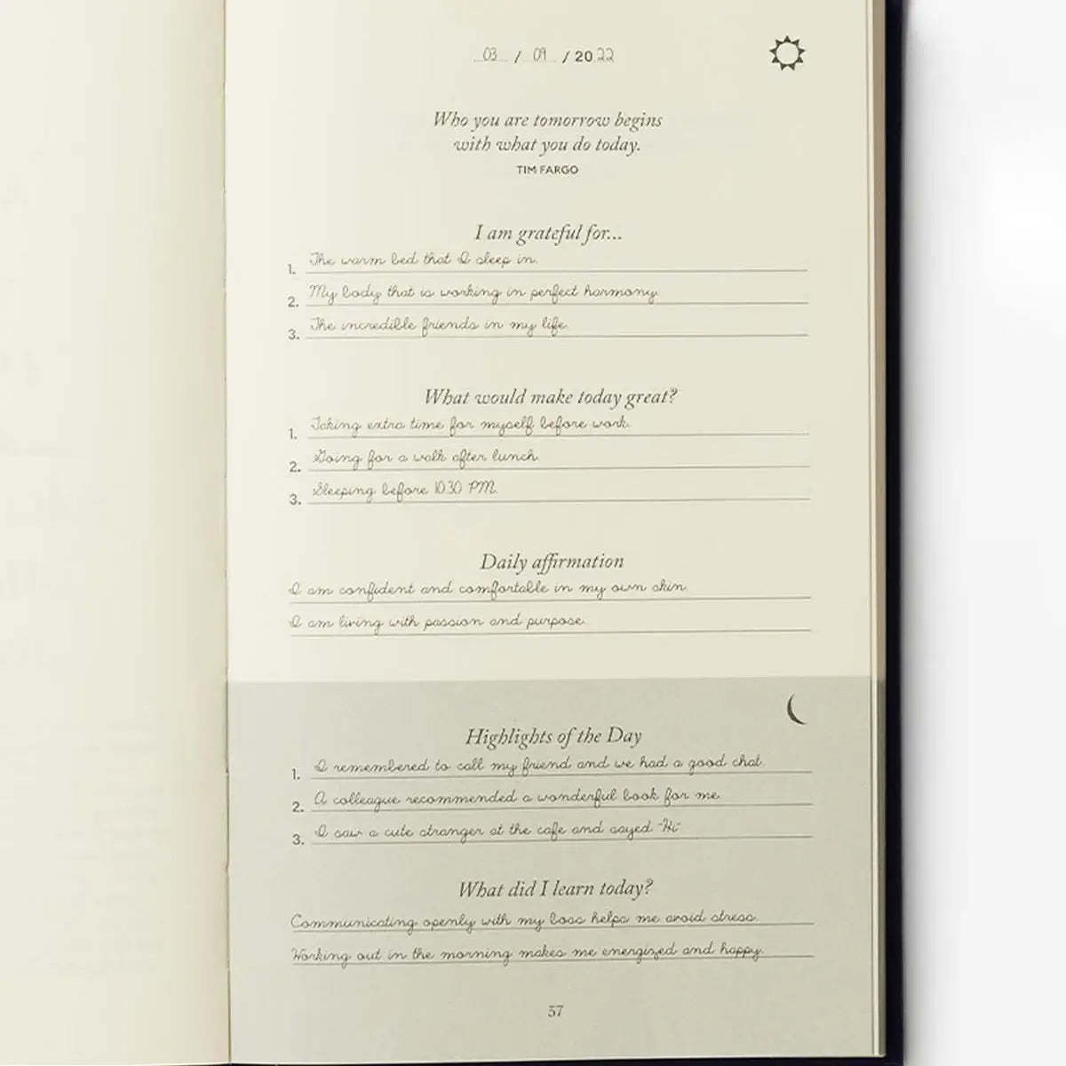 The Five Minute Journal Graduate Edition Journal - Image 3 of 3