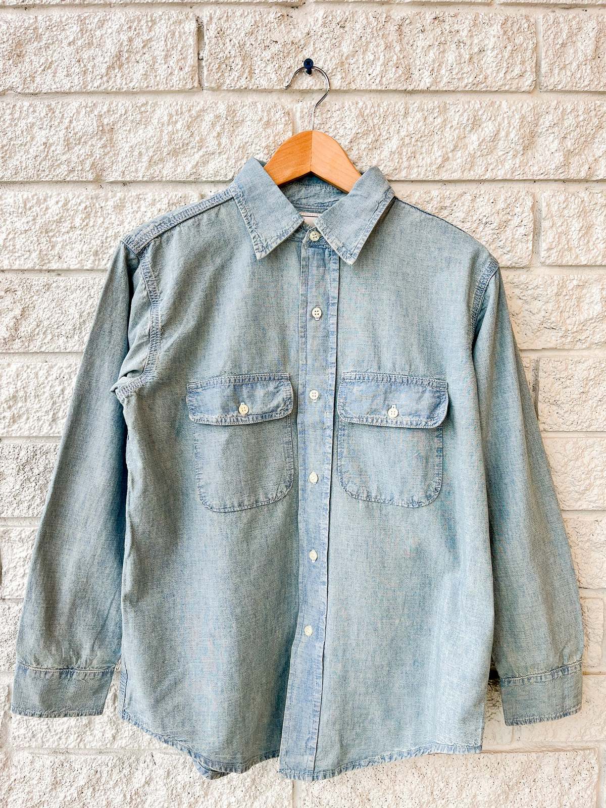 The Great. The Craftsman Shirt - Railway Wash - Image 1 of 4