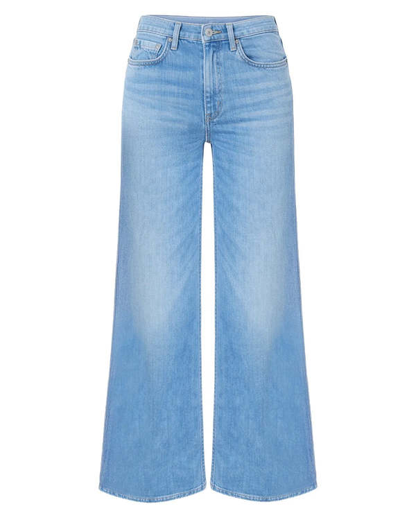 Citizens of Humanity Lyra Wide Leg Crop Jeans - Light Wash Denim