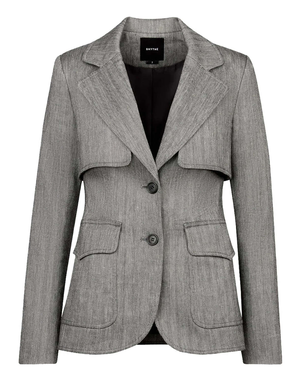 Smythe Storm Flap Blazer - Gray - Image 1 of 5
