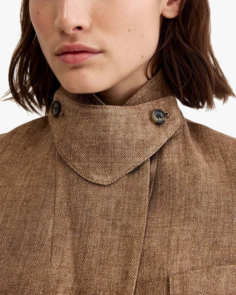 Smythe Tailored Boyfriend Blazer - Brown