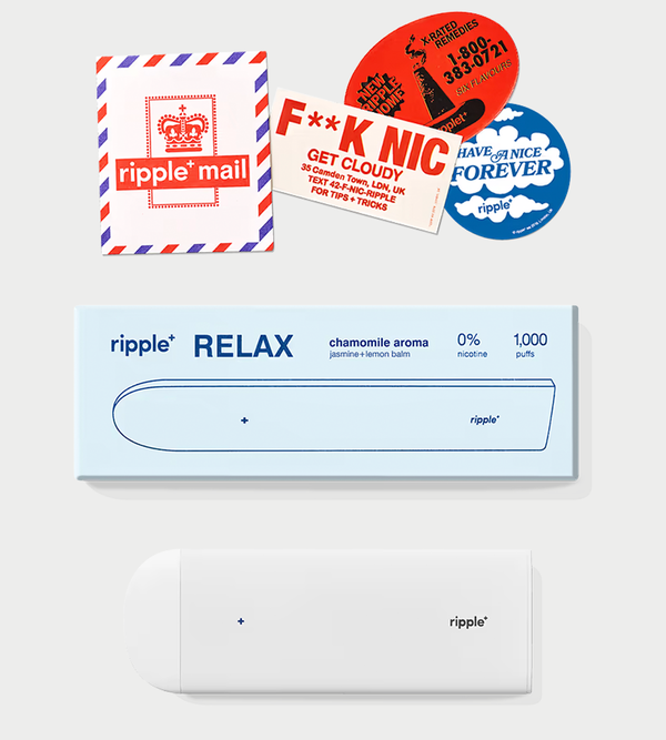 Ripple Plant-Powered Puffs Relax/Jasmine Vaporizer