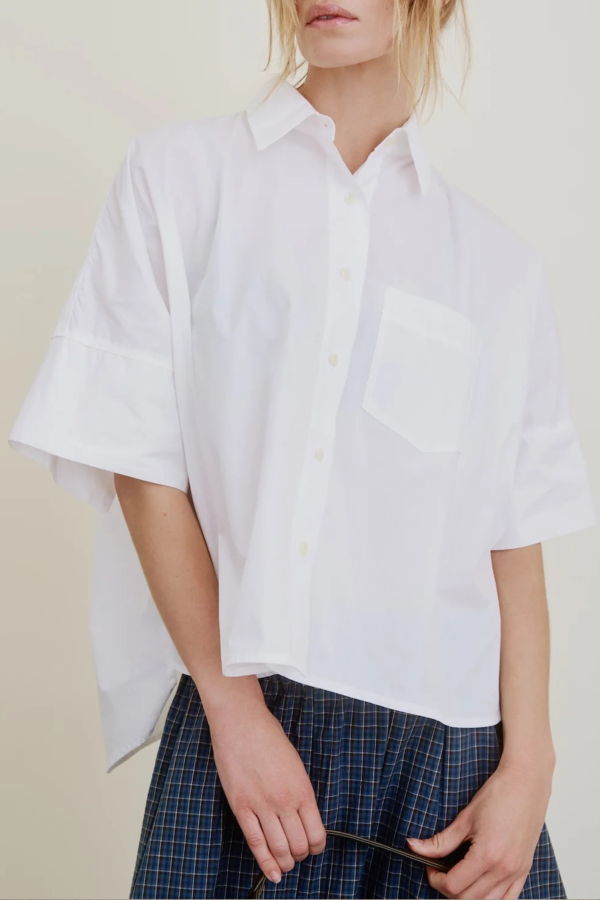 Aquarius Cocktail Vesper Oversized Shirt - White