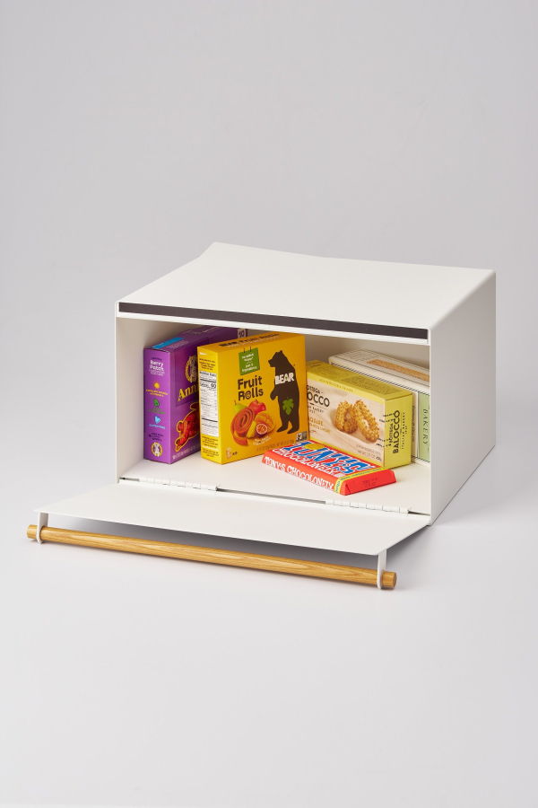 Yamazaki Home Bread Box - Two Styles - Steel + Wood