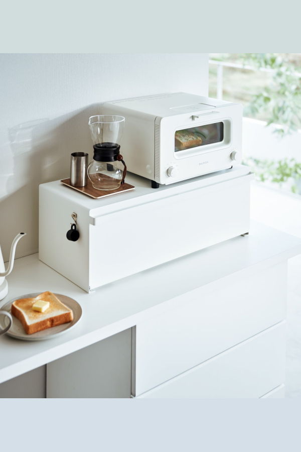 Yamazaki Home Bread Box - Wide - Steel