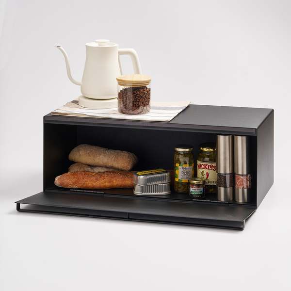 Yamazaki Home Bread Box - Wide - Steel