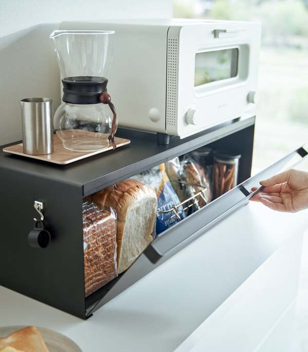 Yamazaki Home Bread Box - Wide - Steel