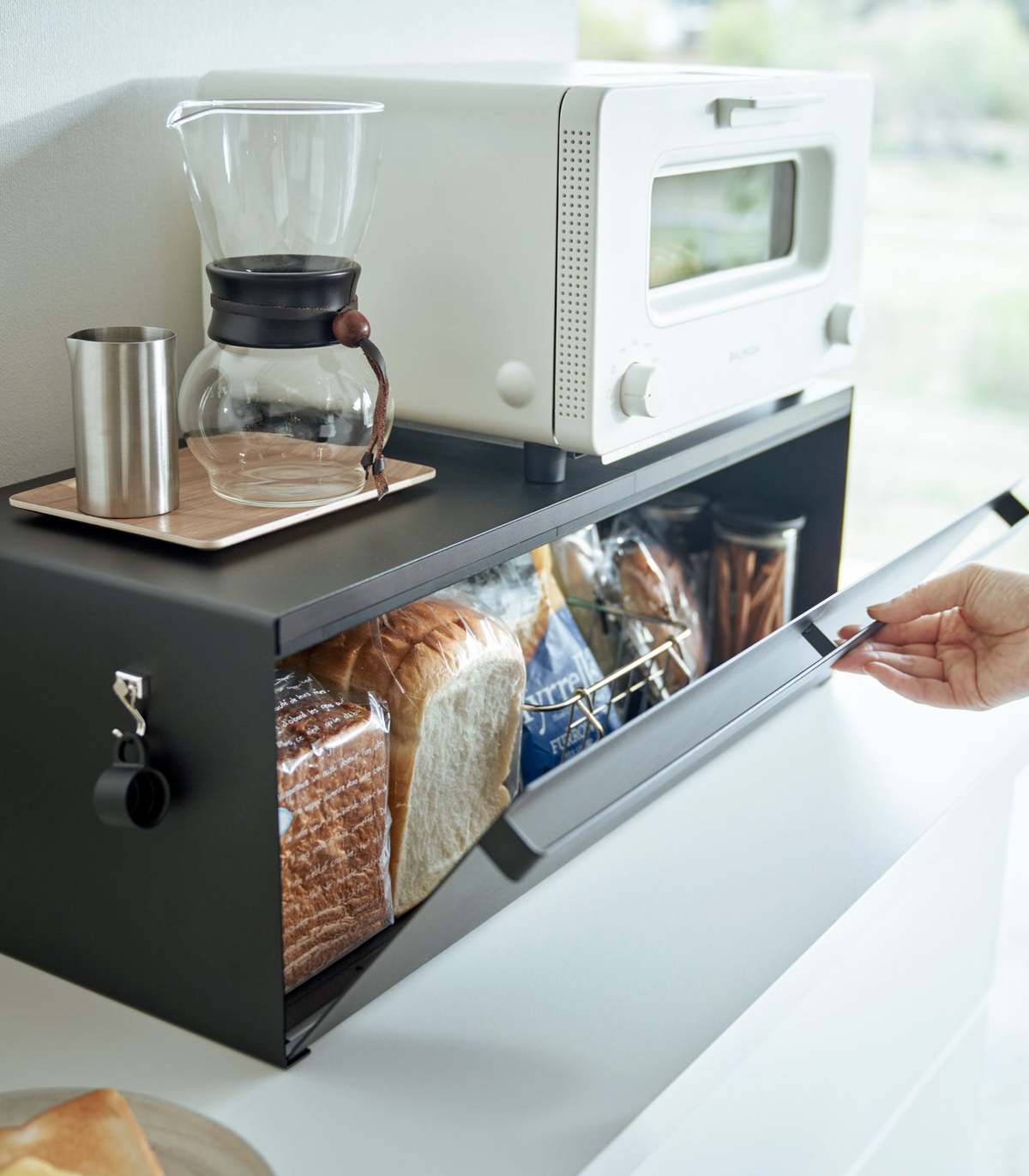 Yamazaki Home Bread Box - Wide - Steel - Image 14 of 16