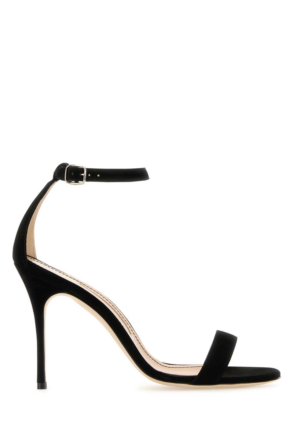 Manolo Blahnik Chaos Sandals - Black - Image 1 of 2