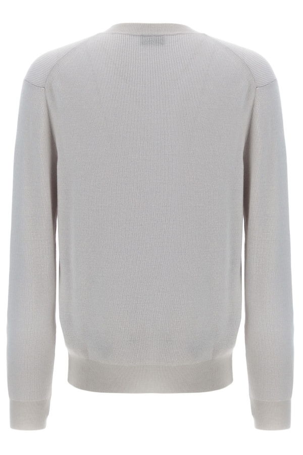 Brioni V-Neck Sweater - White