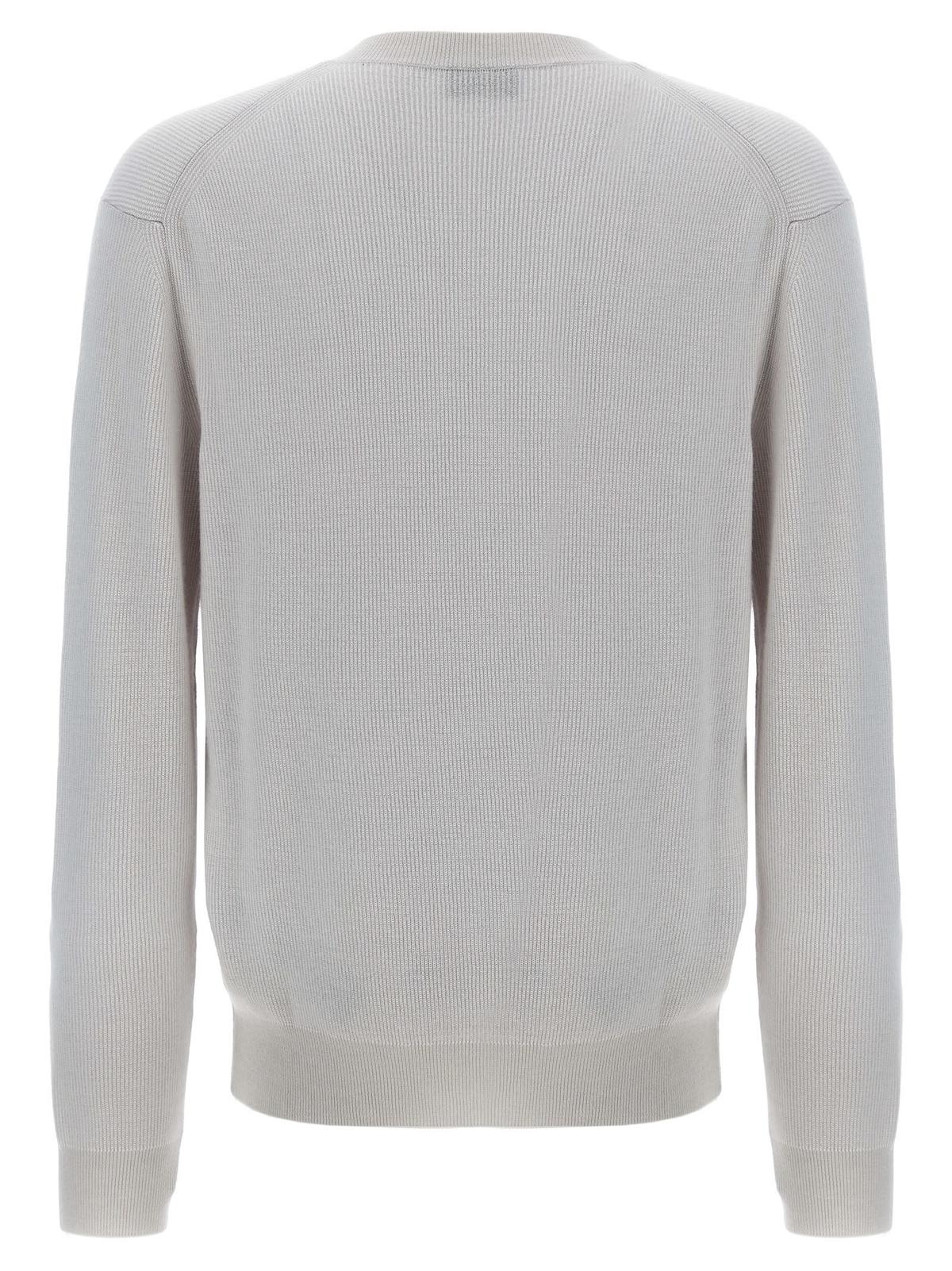 Brioni V-Neck Sweater - White - Image 2 of 4