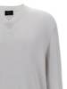 Brioni V-Neck Sweater - White - Thumbnail 3