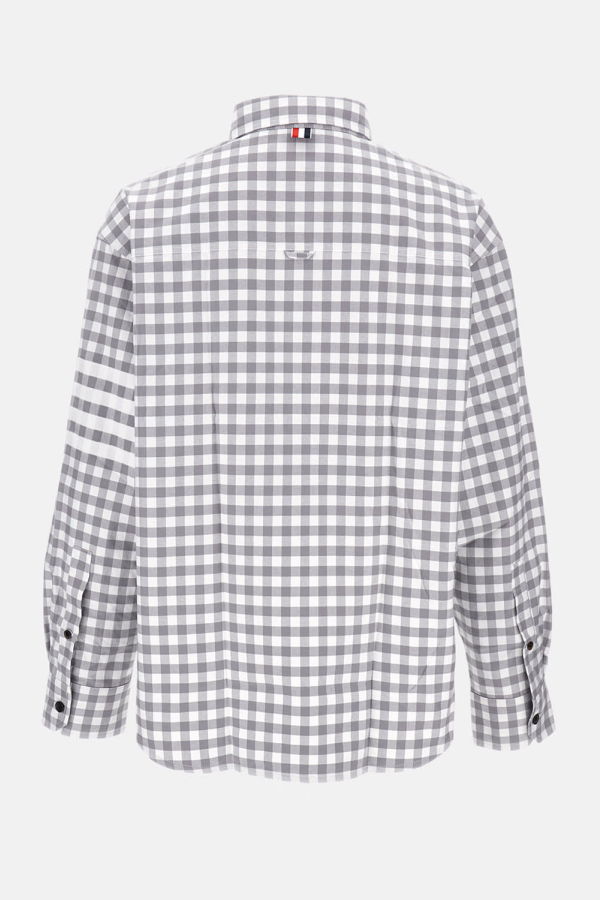 thom browne Oversized Cotton Shirt - White