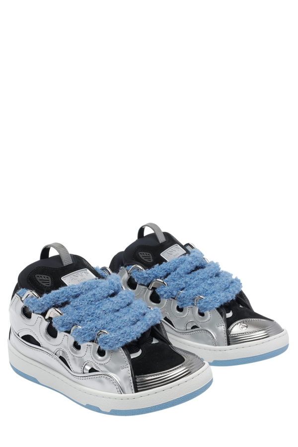 Lanvin Curb Sneakers - Silver