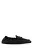MIU MIU Black Nappa Leather Ruches Loafers - Black - Thumbnail 1