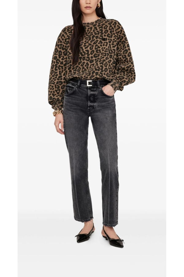 Anine Bing Sweatshirt - Brown/Black