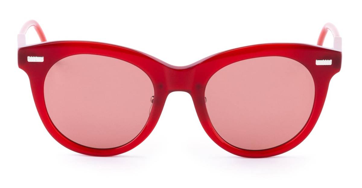 thom browne Cat-eye Sunglasses - Red - Image 1 of 2