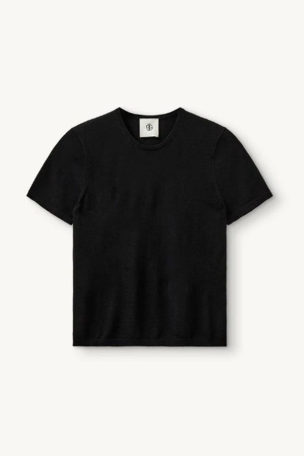 The Garment Bergen Knit Tee - Black